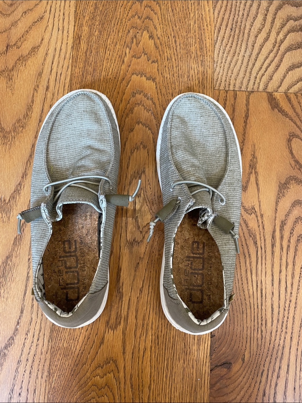 Hey Dude Women’s lightweight Slip-On Shoes - Sage Green